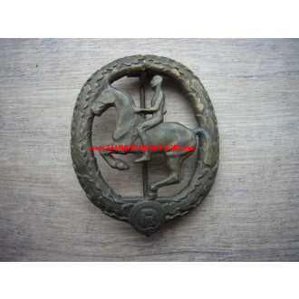 German Horseman´s Badge in bronze - L. Chr. Lauer