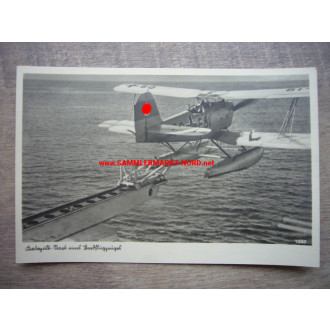 Luftwaffe Postkarte - Katapult Start eines Bordflugzeuges