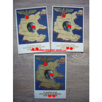Anschluss Austria March 13, 1938 - Special postcard