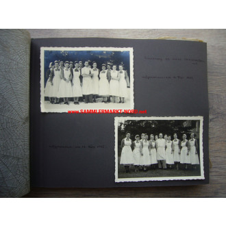 DRK Rotes Kreuz - Fotoalbum einer Lehrschwester / Krankenschwester 1954/57