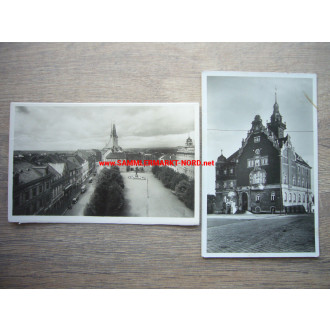 2 x field postcard - German service post Bohemia & Moravia