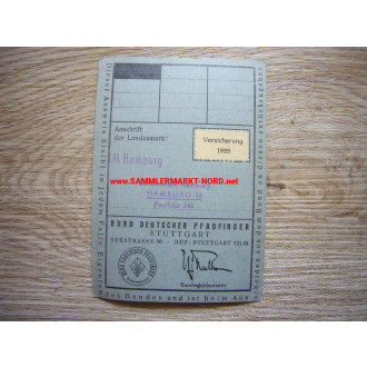 Bund Deutscher Pfadfinder - Bundesausweis 1955