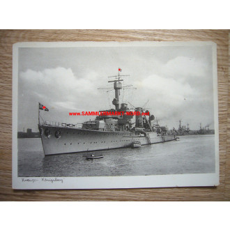Kriegsmarine Postkarte - Kreuzer Königsberg