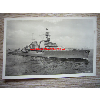 Kriegsmarine Postkarte - Kreuzer Leipzig