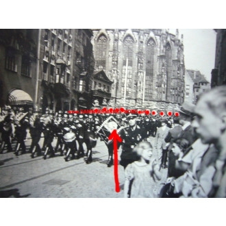 Album page - NSDAP Reichsparteitag Nuremberg - Adolf Hitler - SS Parade