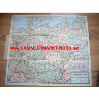 Traffic map of large Germany