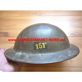 British steel helmet of the 151. Infantry brigade