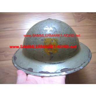 Irish steel helmet with division badge "Eastern Command"