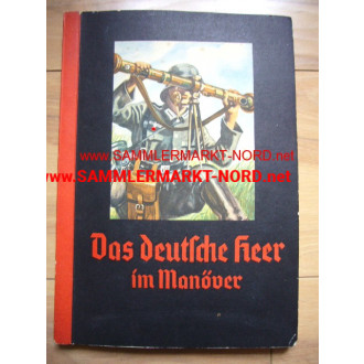 Cigarette image album - The German army in the manoeuvre