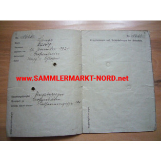 Deutsches Reich - air driver licence for glider Guide
