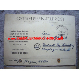 Konvolut Ostpreussen Kessel 1945