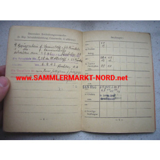 Pay book for Empire employees and Empire workers for special use