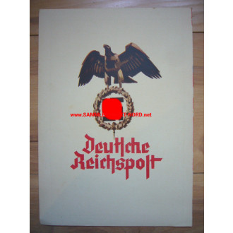 Schmuckblatt-Telegramm - Deutscher Reichspost - Adolf Hitler (Nü