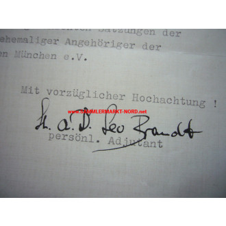Dokument aus dem Nachlass von Reichsmarschall HERMANN GÖRING
