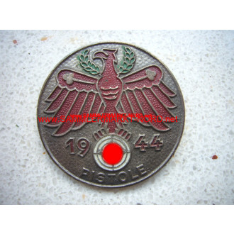 Tiroler Landesschützen - Gauleistungsabzeichen 1944 für Pistole 
