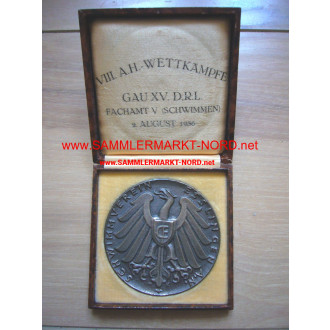 VIII. Adolf Hitler Wettkämpfe - Gau XV 1936 - Medaille mit Verle