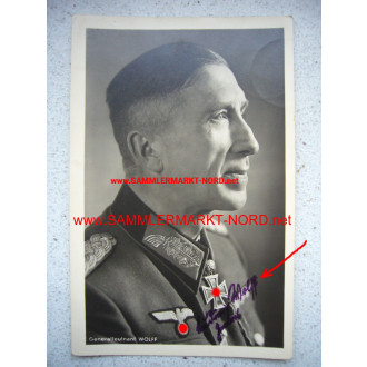 General of the Infantry LUDWIG WOLFF (Knight's Cross with Oak Le