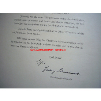 Ehrengabe zur Kriegsweihnacht 1940 (NS Frauenschaft Kiel)