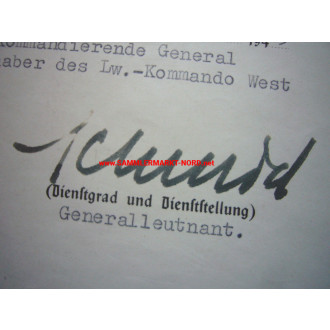 Luftwaffe - Urkundengruppe 7./ Ln. Rgt. 202 / 22./ Luftnachricht