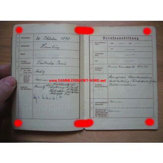 Arbeitsbuch - Zivilangestellte der Wehrmacht (Heer)