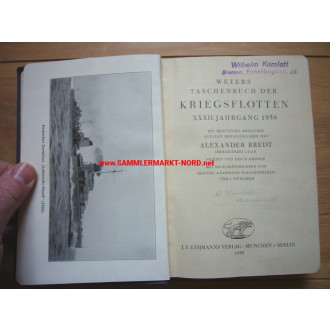 Weyers Taschenbuch der Kriegsflotten 1938