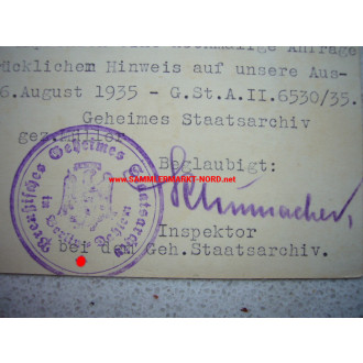 Postcard - Prussian Secret State Archives - Berlin-Dahlem
