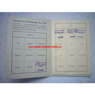 Central Association of returnees e.V. - Member card