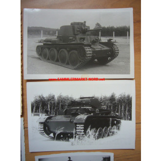 Fotokonvolut eines Soldaten der Panzertruppe