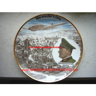 Souvenir Plates - No more war - Reichsmarschall Hermann Göring