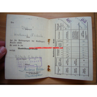 Shooting book of the HJ - Certificate for the Shooting badge