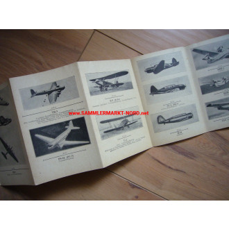 Falttafeln für den Flugzeugerkennungsdienst - Tafel 3 - Sowjetis