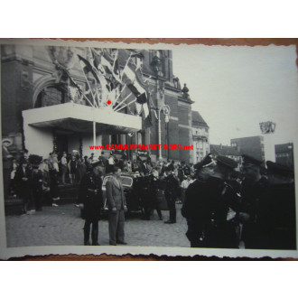 7 x Foto Kiel 1938 - Besuch des ungarischen Reichsverweser Miklo