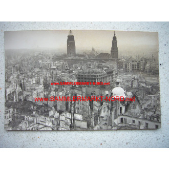 München ca. 1945 - Bombenschäden am Rathaus, Kreuzkirche und Alt