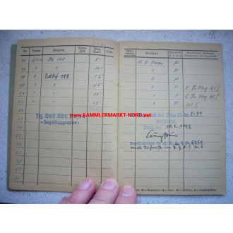 NSFK flight book - Stabsintendant Fritz Kusenberg
