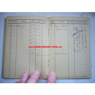 NSFK flight book - Stabsintendant Fritz Kusenberg