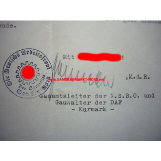 Reichsiegerin Annemarie Zeller - HEINZ WOHLLEBEN (NSDAP) - Autog
