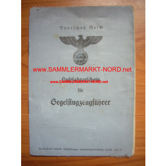 Deutsches Reich - Luftfahrerschein für Segelflugzeugführer