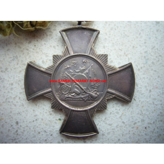 Schützenverein 3. Reich - Ehrenkreuz aus 935er Silber - 1. Ritte