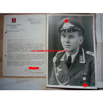 Luftwaffe - Award document group - Nahaufklärungsgruppe 2 / Fall