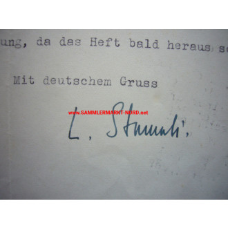 Constantin Graf Stamati - Autograph - Reichsministerium für die 