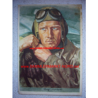 Willrich Postkarte - Aufklärungsflieger