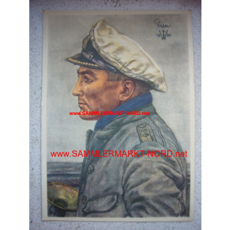 Willrich Postkarte - Günther Prien (U-Boot)