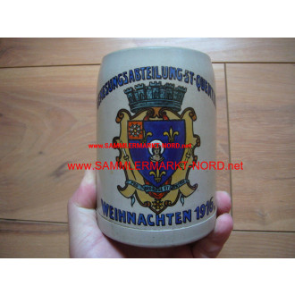 Recovery Department ST. QUENTIN - Christmas 1916 - beer mug