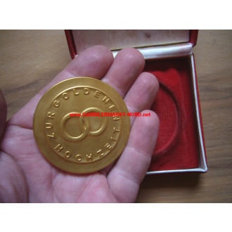 Hansestadt Hamburg - Medaille zur Goldenen Hochzeit & Etui