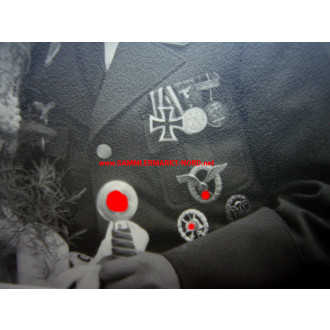 Luftwaffe Oberfeldwebel mit Verwundetenabzeichen in Silber der L