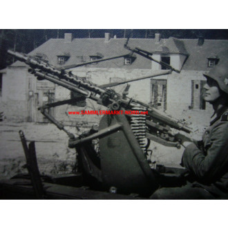 Wehrmacht - MG-Karren mit Zwillings-MG