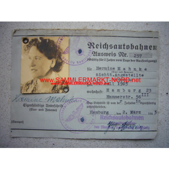 Reichsautobahnen (RAB) - Ausweis