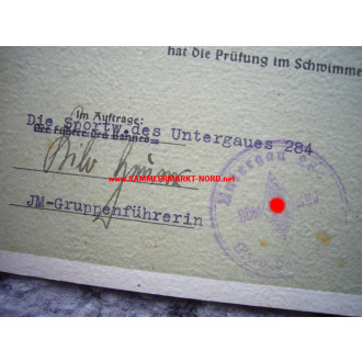 BDM - swimming license - Marlies Schulz