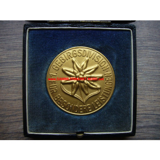 1. Gebirgsdivision - Medaille für besondere Leistungen & Etui