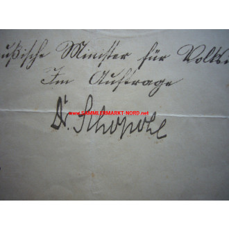 Appointment documents - Apotheker Dr. med. Otto Delp